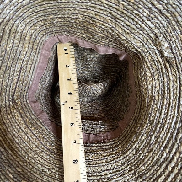 women's Straw hat large TOP Large brim packable vacation beach wear packable - Picture 2 of 8